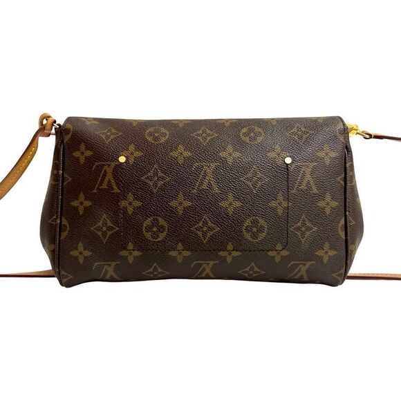 Louis Vuitton Favorite MM Leather 2way Chain Handbag Shoulder Bag Pochette - Picture 3 of 10